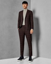 Thumbnail for your product : Ted Baker Checked Boucle Wool Suit Trousers