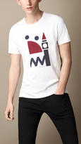 Thumbnail for your product : Burberry Abstract London Graphic Cotton T-Shirt