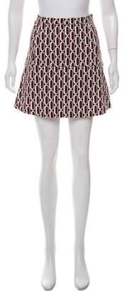 MICHAEL Michael Kors Geometric Mini Skirt black Geometric Mini Skirt