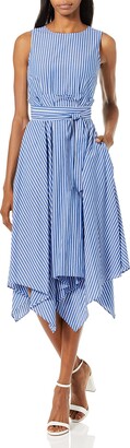 Tahari by Arthur S. Levine Women's Cotton Stripe Dress