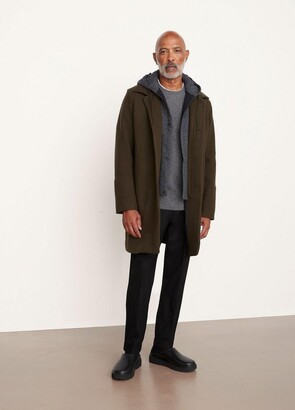 men's wool anorak outdoor jacket