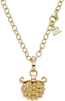 Temple St. Clair 18K Yellow Gold Large Pod Pendant with Diamonds