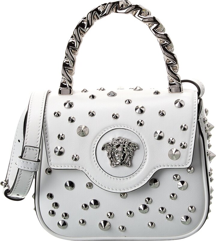 Versace Virtus Chain-Linked Shoulder Bag - ShopStyle