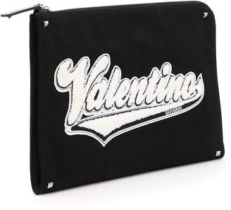 Valentino Logo Document Case