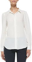 Thumbnail for your product : Theory Miska Double-Georgette Blouse