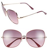 Thumbnail for your product : BCBGMAXAZRIA 'Sunkissed' 59mm Butterfly Sunglasses