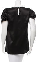 Thumbnail for your product : Dolce & Gabbana Silk Short Sleeve Blouse