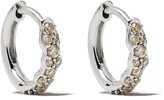 Thumbnail for your product : Astley Clarke 14kt white gold diamond Mini Interstellar hoops