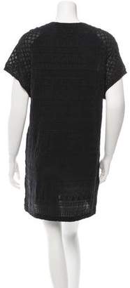 IRO Short Sleeve Embroidered Dress w/ Tags