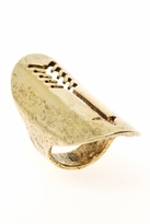 Thumbnail for your product : House Of Harlow Antiqued Arrow Cut Out Ring in Gold