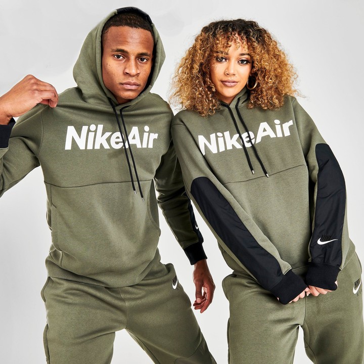 nike block logo hoodie