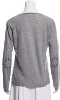 Thumbnail for your product : Zadig & Voltaire Embellished Cashmere Top