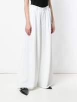 Thumbnail for your product : MM6 MAISON MARGIELA high-waisted palazzo trousers