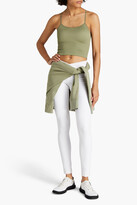 Thumbnail for your product : DKNY Sleepwear Cropped ribbed jersey tank