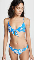 Thumbnail for your product : Pilyq Poppy Reversible Basic Ruched Bikini Bottoms