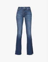 Thumbnail for your product : 7 For All Mankind Faded mid-rise bootcut stretch-denim jeans