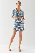Thumbnail for your product : Urban Outfitters Linen Palm Tree Wrap Mini Skirt