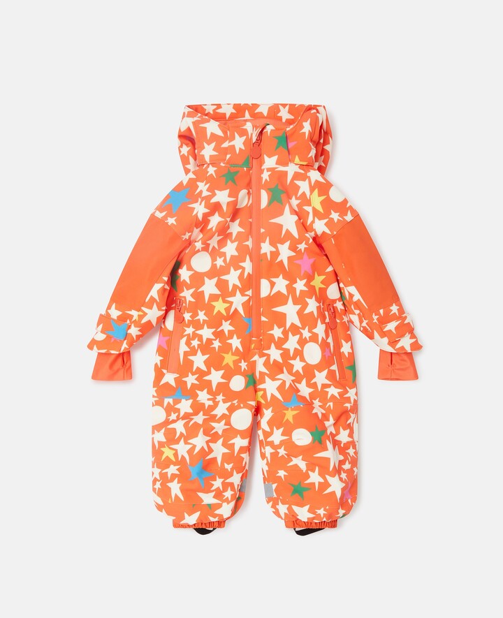 Stella McCartney - Star Print Hooded Snow Suit,, Size: 12m