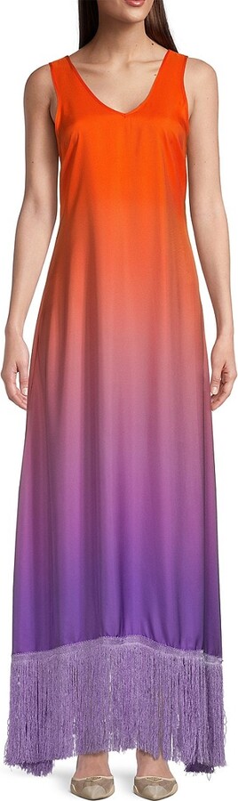 Delfi Donna Fringe Maxi Dress - ShopStyle