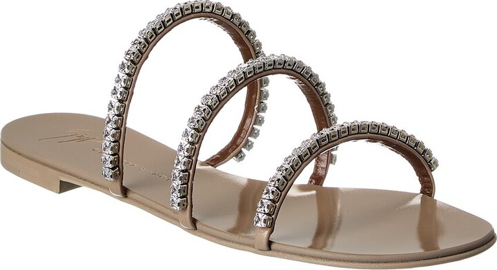 Giuseppe Zanotti Roll Leather Sandal