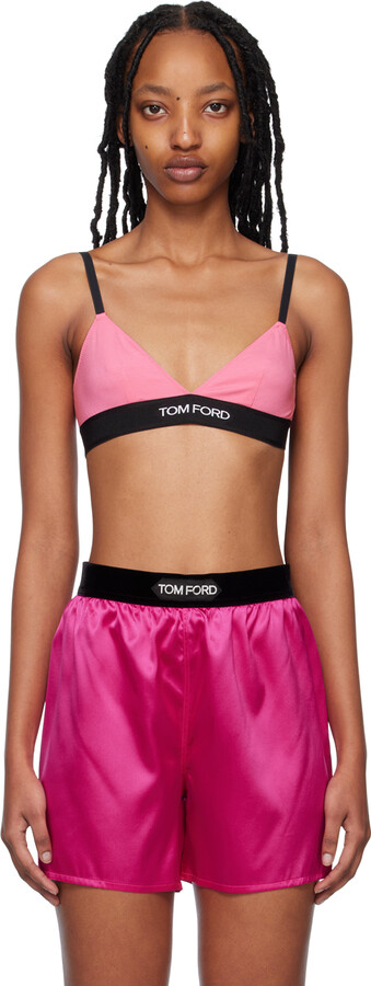Tom Ford Pink Signature Bra - ShopStyle