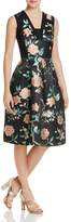 Thumbnail for your product : Nanette Lepore Lace-Detail Floral Jacquard Dress - 100% Exclusive
