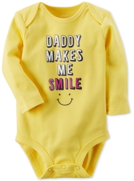 Carter's Daddy Makes Me Smile Cotton Bodysuit, Baby Boys & Girls (0-24 months)