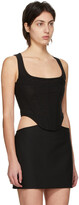 Thumbnail for your product : Miaou Black Campbell Corset Tank Top
