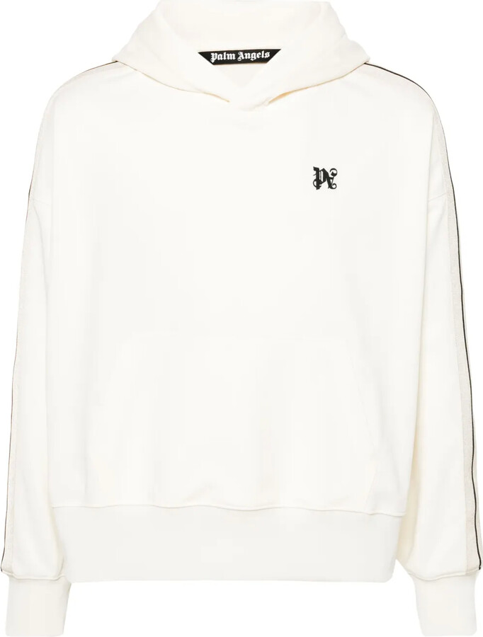 Palm Angels Monogram-Embroidered Track Hoodie