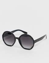 Thumbnail for your product : A. J. Morgan AJ Morgan oversized octagon sunglasses in black