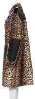 Thumbnail for your product : Givenchy Long Wool Printed Coat w/ Tags