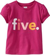 Thumbnail for your product : Old Navy "Five" Graphic Tees for Baby