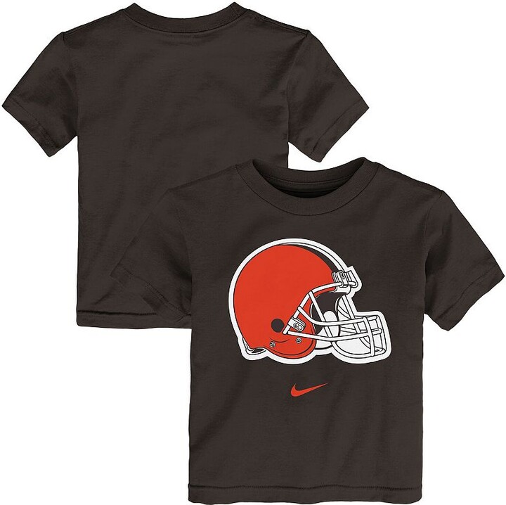 Toddler Nike Brown Cleveland Browns Primary Logo T-Shirt