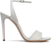 Thumbnail for your product : Casadei Leather And Lace Sandals