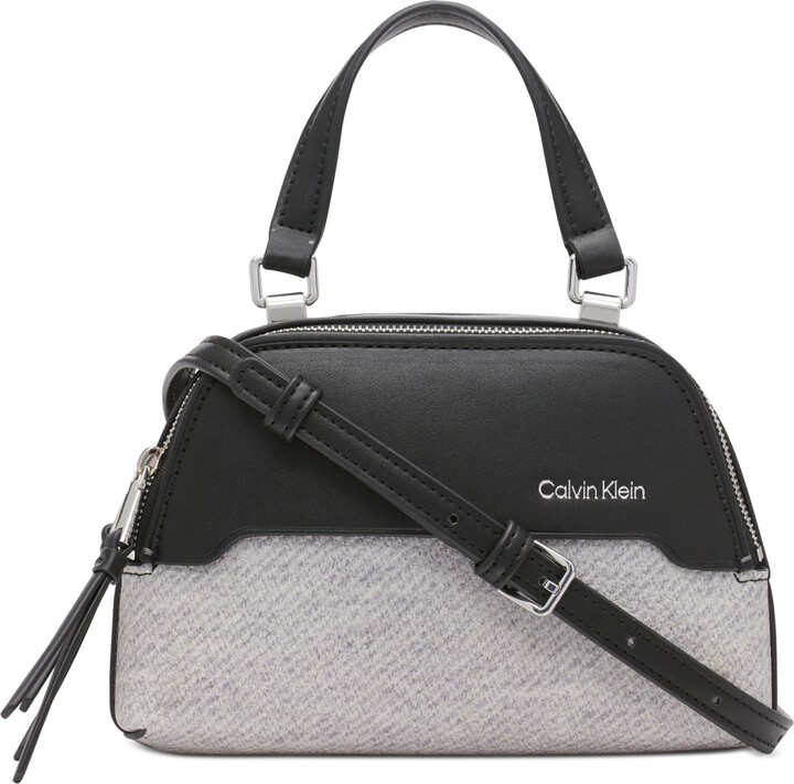 Calvin Klein Charlie Signature Magnetic Flap Small Crossbody