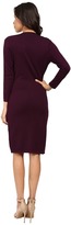 Thumbnail for your product : Calvin Klein Long Sleeve Mock Wrap Sweater Dress CD6W1642