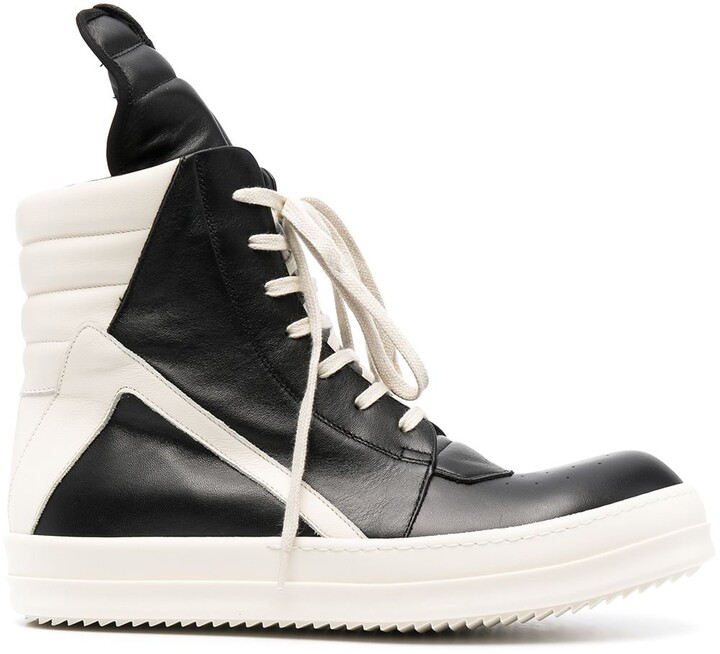 rick owens high top sneaker