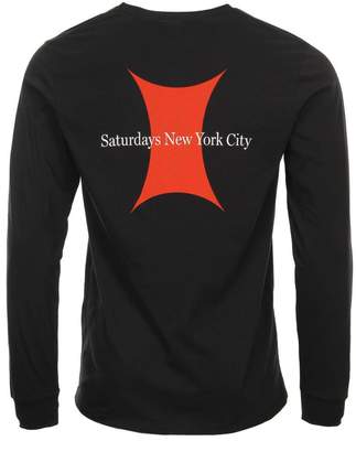 Saturdays NYC Long Sleeve T-Shirt - Black