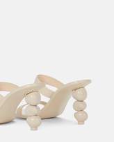 Thumbnail for your product : Cult Gaia Meta Snake-Embossed Sandals