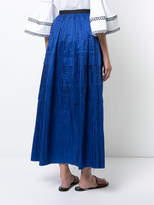 Thumbnail for your product : Oscar de la Renta full length pleated skirt