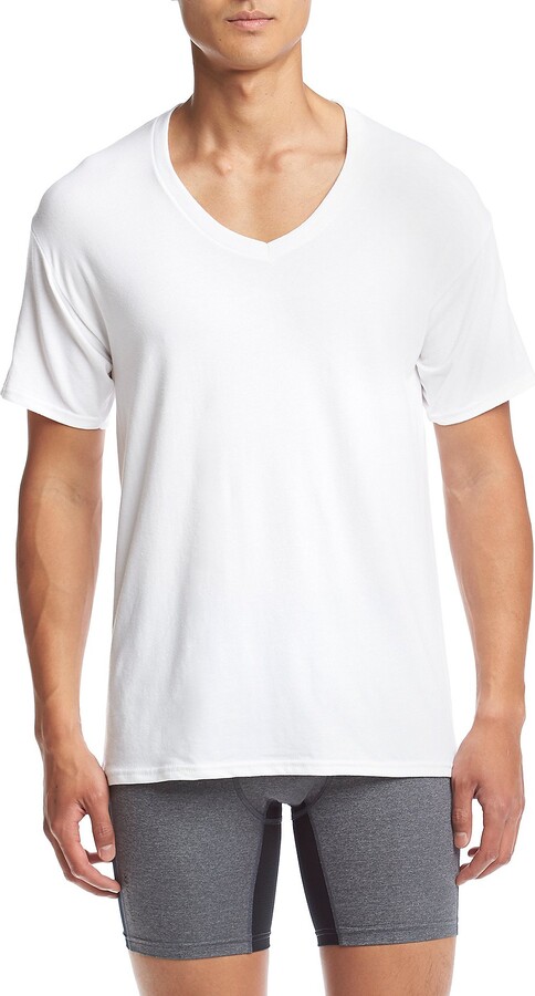 hanes slim fit undershirts