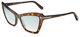 Thumbnail for your product : Tom Ford Valesca Cat Eye Sunglasses, 54mm