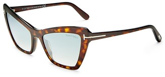 Tom Ford Valesca Cat Eye Sunglasses, 54mm