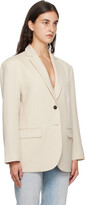 Thumbnail for your product : Anine Bing Off-White Quinn Blazer