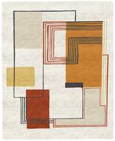 Thumbnail for your product : west elm Abstract Lines Wool Rug
