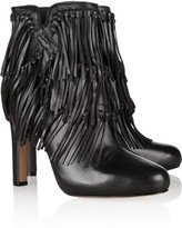 Thumbnail for your product : Jean-Michel Cazabat Jean Michel Cazabat Pepe fringed leather ankle boots