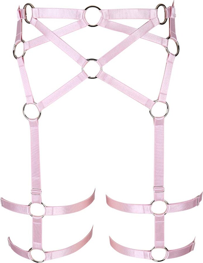 PETMHS Damen Body Harness - Elastisches Riemchen Dessous Für Gothic & Party
