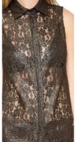Thumbnail for your product : Torn By Ronny Kobo Ronit Lace Shirt