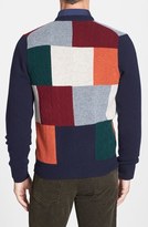Thumbnail for your product : Brooks Brothers Standard Fit Colorblock Wool Patchwork Cardigan
