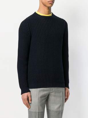Piombo Mp Massimo Ribbed-knit sweater